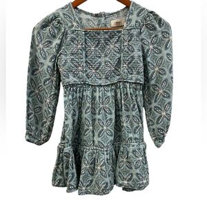 Peek girls gauzy long sleeve dress size 6/7 EUC